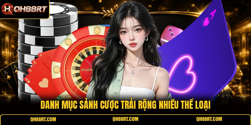 Danh mục sảnh cược trải rộng nhiều thể loại