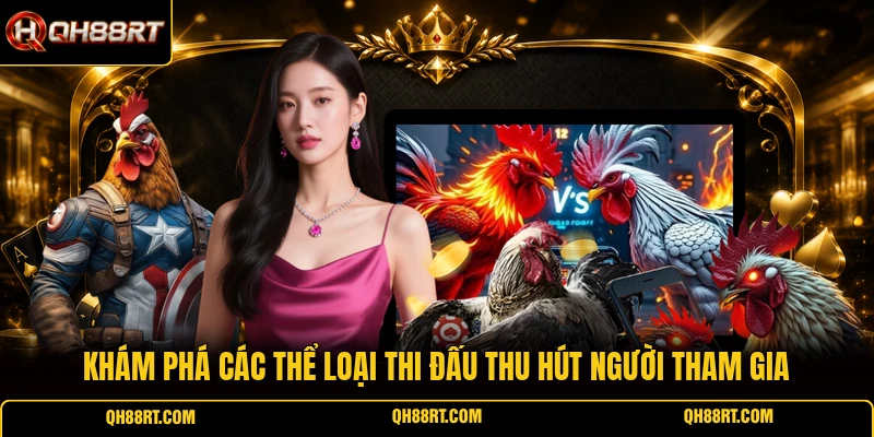Khám phá các thể loại thi đấu thu hút người tham gia
